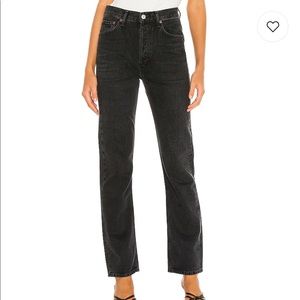 Agolde Lana Straight in Haywire